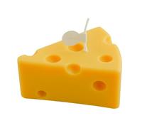 Gatuida 1PCS Cheese Scented Candle, Decorative Candle for Table Photo Prop, Scented Candles Set for Christmas, Birthday(8cm)