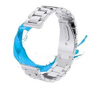 Gatuida 1pcs Silver Metal Watch Band for Strap Elegant and Casual Design for Daily Use and Sports Comfortable Fit Individualize Your Device
