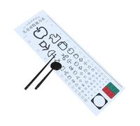 Gatuida 1Set Boy Test Chart Standard Eye Chart for Accurate Screening and School Design with Illustrations for Early Detection of Eye Issues
