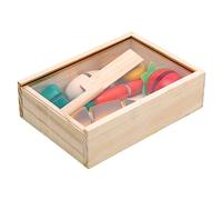 Gatuida 1Set Fruit Cutting for Kitchen Playset Safe Lightweight Pretend Play Food Educational for Developing Fine Motor Skills and Parent Interaction