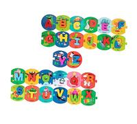 Gatuida 1Set Letters Matching Puzzle for Educational English Learning Safe Design Enhances Language Skills Fine Motor Ability for Early Childhood
