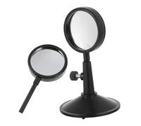 Gatuida 1set Optical Concave and Convex Lens Kit with Stand for Physics Experiments Surface Safe for Students for Demonstrating Light Principles Education