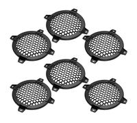 Gatuida 1set Protective Speaker Mesh Grill Covers Round Plastic Subwoofer Grilles for Home Car Audio Systems Scratch-resistant Speaker Covers with Impact and Dust Protection 6pcs