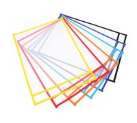 Gatuida 1set Rubbable Stationery Bag School Supplies Erasable Pouches Dry Erase Pockets Homeschooling Dry Wipe Stationary Supplies Caddy Organizer Dry Erase Sleeves Classroom PVC 6pcs