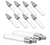 Gatuida 1Set Small Glass Vials Openable Miniature Wishing Bottles for DIY Jewelry Pendants and Vintage Tiny Glass Containers for Perfume and Drift Bottles