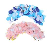 Gatuida 2 Pack Colorful Round Paper Confetti Circles for Balloons and Table Scatter Lightweight Decorative Tissue Confetti Fillers for Weddings Anniversaries Birthdays and Party