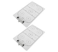 Gatuida 2 Pack Portable Dry Erase Hockey Coaching Boards for Teams Lightweight Tactical Whiteboards for Coaches Enhanced Strategy Visualization and Live Game Adjustments Multi-Sport