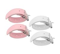 Gatuida 2 Pairs Adjustable Leather Bike Basket Straps Wear-resistant Front Bicycle Cargo Belt for Adult Bikes and Scooters with Easy Installation