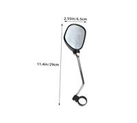 Gatuida 2 Pairs Bicycle Handlebar Mirrors Wide Angle HD Rearview for Mountain Road Bikes Vibration Resistant Shockproof Design Easy Installation Reduction for Safer Cycling