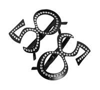 Gatuida 2 Pairs Birthday Glasses Stylish Number Eyewear Props for Parties Design for Photo Booths Fun Carnival and Masquerade Accessories