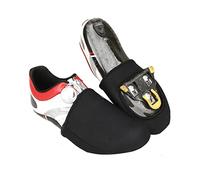 Gatuida 2 Pairs Neoprene Shoe Covers for Cycling Reflective Thermal Overshoes Windproof Warm Design for Safe Outdoor Riding Durable Protection for Bicycle Use Black