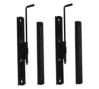 Gatuida 2 Pairs Rear Seat Mount Bracket and Car Seat Rail Sliding Track with Versatile Design for Vehicle Repair and Universal Mounting Track Assembly Kit