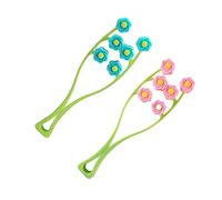 Gatuida 2 Pcs Face Massage Rollers Lightweight Multipurpose Manual Roller Wheel for Chin and Facial Lifting Skin Tightening Elasticity Enhancement and Youthful Appearance Random Color