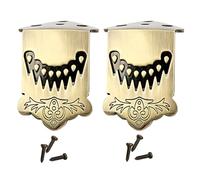 Gatuida 2 Pcs Mandolin Tailpiece: 8 String Mandolin Tailpiece Bridge Replacement Parts - Musical Instrument Accessories with Mount Screws