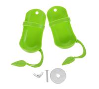 Gatuida 2 Pcs Parrot Cuttlebone Stand Bird Feeding Tool Calcium Supplement Holder for Parrots Convenient Portable Perch Rack for Fruit Vegetable Snacks