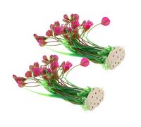 Gatuida 2 Pcs Realistic Artificial Plastic Aquarium Plants Underwater Decor for Fish Tanks Aesthetic Fish Tank Landscaping Safe and Low Maintenance Aquarium Decorations