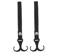 Gatuida 2 Pcs Stroller Hook Organizer Set Nylon and Steel Material, Front-Mounted Convenience, Versatile Use for Hanging Purse and Grocery Bags on Stroller Or Vehicle