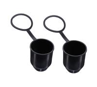 Gatuida 2 Pcs Trailer Coupling Ball Head Covers with Locking Ring Flexible Tow Bar Caps for Car Towing Hitch Protection Weatherproof and Stain-resistant