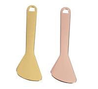 Gatuida 2 Pieces Eye Cream Spoon and Eye Massage Stick Set Golden and Rose Gold Beauty Tool and Applying Face Cream Suitable for Daily Skincare and Makeup Use