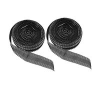 Gatuida 2 Rolls Black Polyester Iron Hemming Tape for Trousers Self Adhesive No Sew Clothing Tape with Elasticity Easy DIY Pants Shortening and Edge Repair Each for Fashionable Seamless