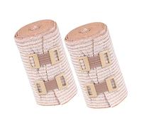 Gatuida 2 Rolls Elastic Compression Wrap Breathable Sports Bandage for Ankle Wrist and Leg Support Lightweight Stretchable Wrap for Sprains Swelling and Wound Protection Multipurpose