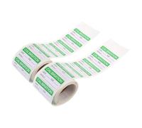 Gatuida 2 Rolls Green Quality Control Labels for Ground Transport Self Adhesive Calibration Stickers with Writable Surface Adhesive for Maintenance and Inspection Each