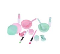 Gatuida 2 Set Facial Mask Tool Set with Silicone Mixing Bowls Brushes for Women DIY Beauty Kit in Pink and Random Colors for Glowing Skin Care Random Color