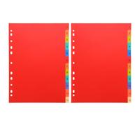 Gatuida 2 Sets Binder Dividers of Index Classified Labels for Easy Organization School Office Home Compatible with Standard Binders and Notebooks
