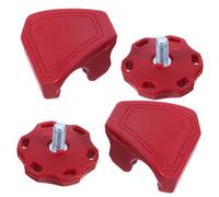 Gatuida 2 Sets Durable Nylon Football Helmet Clips Impact Resistant Visor Fasteners with Quick Installation Fit Accessories for Enhanced Stability and Improved Visibility