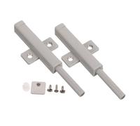 Gatuida 2 Sets Heavy Duty Push to Open Cabinet Latches Self-Bouncing Touch Release Door Catch for Wardrobe and Concealed Press Design Suitable for Home and Commercial Use