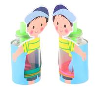Gatuida 2 Sets Human Lung Breathing Model DIY Assembly for Biology Homework Educational Manual Training Kit for Students with Mannequin Organ Random Color