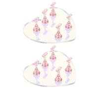 Gatuida 2 Sets Magnetic Nail Displaying Stand: Acrylic Press On Nail Display Stand Practices Holder For Manicure Practice Salon Diy Painting