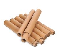 Gatuida 20-Pack Kraft Paper Mailing Tubes, Round Kraft Paper Cylinders for Posters and Art Prints, Packaging Needs and Craft Projects - 30cm, 4cm & 3cm Diameter