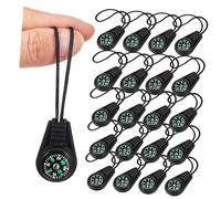 Gatuida 20 Pcs Portable Mini Compass with Lanyard Outdoor Navigation Tool for Hiking Camping Climbing Pocket Sized Essential Adventure Accessory