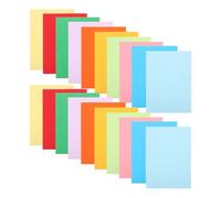 Gatuida 200 Sheets A4 Origami Colored Paper Assorted Colors Dual-Sided Versatile Usage Paper for Daily Office Tasks and Crafting Projects Random Color