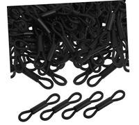 Gatuida 200pcs Chicken Leg Bands for Chicks and Small Poultry Elastic Black Foot Markers Durable Non Slip Identification Tags Fit for Newborn Birds and Doves