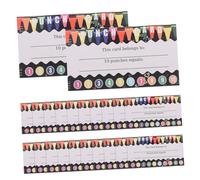 Gatuida 200PCS Classroom Reward Punch Cards for Students Thick Coated Paper Teacher Punch Cards with Blank Back for Custom Messages Flexible Behavior Incentive System for Boys