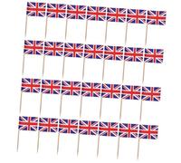 Gatuida 200Pcs Country Flags Toothpick Toppers Decorative Cupcake Picks for Parties Weddings Events Safe Material Easy to Use Great Photo Props