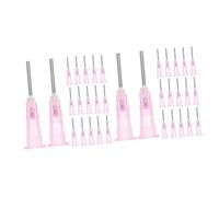 Gatuida 200pcs Glue Dispenser Needles Small Blunt Tip Stainless Steel for Industrial Use Labs Crafting Liquid Dispensing