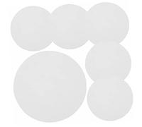 Gatuida 200pcs Medium Speed Round Funnel Filter Paper Qualitative Labs Supplies Material Strong Absorbance for Chemistry Applications and Sintered Disks