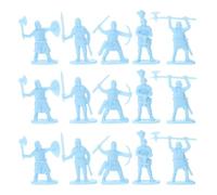 Gatuida 200Pcs Mini Medieval Soldier Figures People Crafts Table Soldier Models for Decoration and Role-playing Games