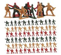 Gatuida 200Pcs Miniature Army Men Model Soldiers Plastic Military Figures for Imaginative Play Educational Use Birthday Gift Party Favors and Room Decoration