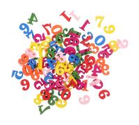 Gatuida 200Pcs Wood Numbers Educational for Smooth Material Cognitive Skill Development Safe and Practical DIY Math Counting for Boys