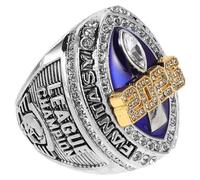 Gatuida 2026 Soccer Champion Ring League Trophy Ring Football Player Award Championship Mvp Prize for Sports Fans and Player Recognition Collection
