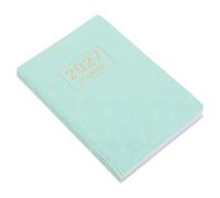 Gatuida 2027 A7 Pocket Daily Planner in Green with Compact Portability and Lay-flat Design, Small Paper and Pu Material Monthly Weekly Agenda Book for Work Meetings and Travel
