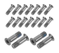 Gatuida 20pcs Alloy Mountain Bike Derailleur Screws Gear Tension Bolts for Rear Derailleur Pulley Crankset Replacement Parts for Bike Maintenance