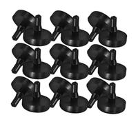 Gatuida 20pcs Black Rubber Brake Clutch Pedal Stoppers Replacement Pads for Brake Light Switch Shock Absorbing Car Pedal Extensions with Accurate Fit for Reliable Braking System