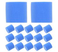 Gatuida 20pcs Blue Sponge Inserts for Ant Nest Humidity Regulation, Test Tube Sponge Plugs for Formicarium with Leak Prevention and Easy Replacement, for Ant Farming at Home Use