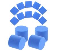Gatuida 20pcs Blue Sponge Plug for Ant Test Tubes Natural Habitat Simulation with Optimal Air Exchange, Suitable for Ant Nest Water Blocking in Lab and Classroom Use