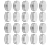 Gatuida 20PCS Dog Scent Training Tins Set with Screw Tops and Perforated Aluminum Canisters for Canine Nose Work and Scent Detection Training in Multiple Breeds